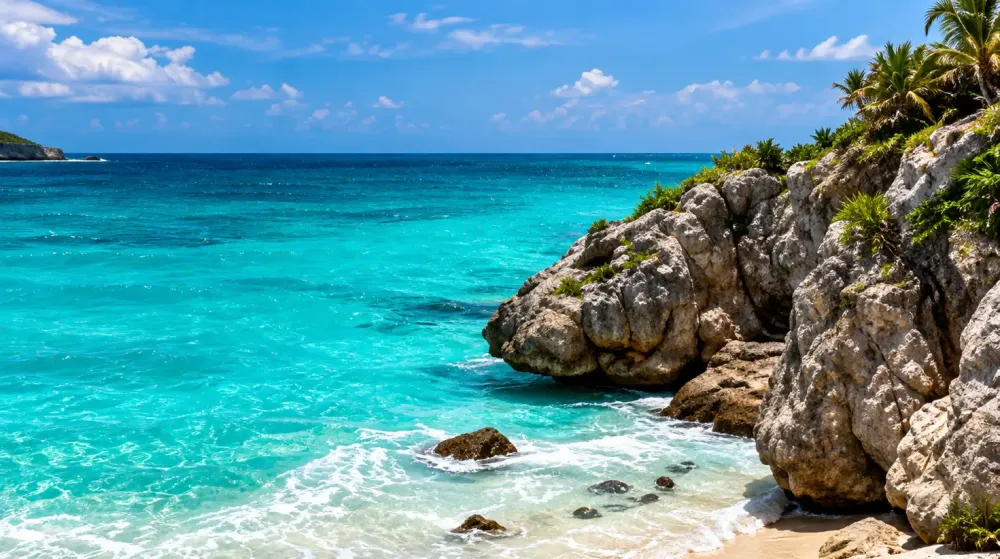 Riviera Maya coastline, Mexico