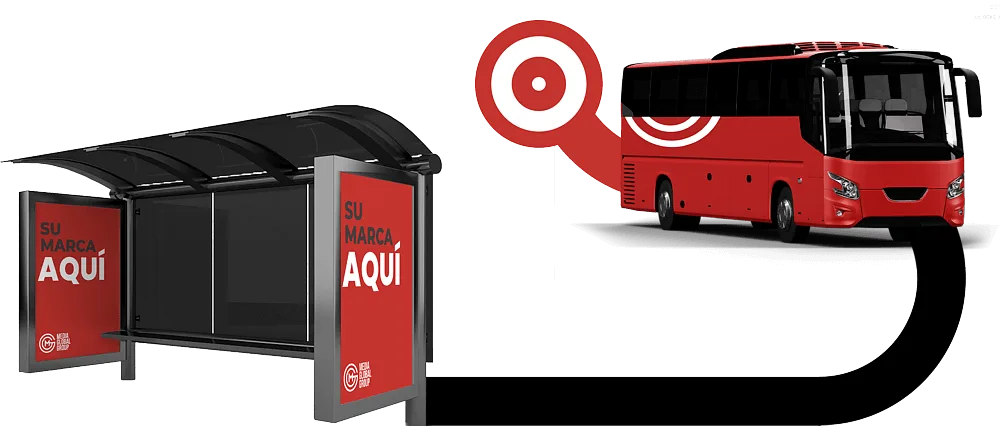 Sua marca aqui: publicidade em abrigo de ônibus e em ônibus